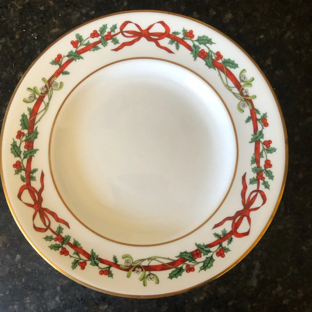 4 Royal Worcester Holly Ribbons 8